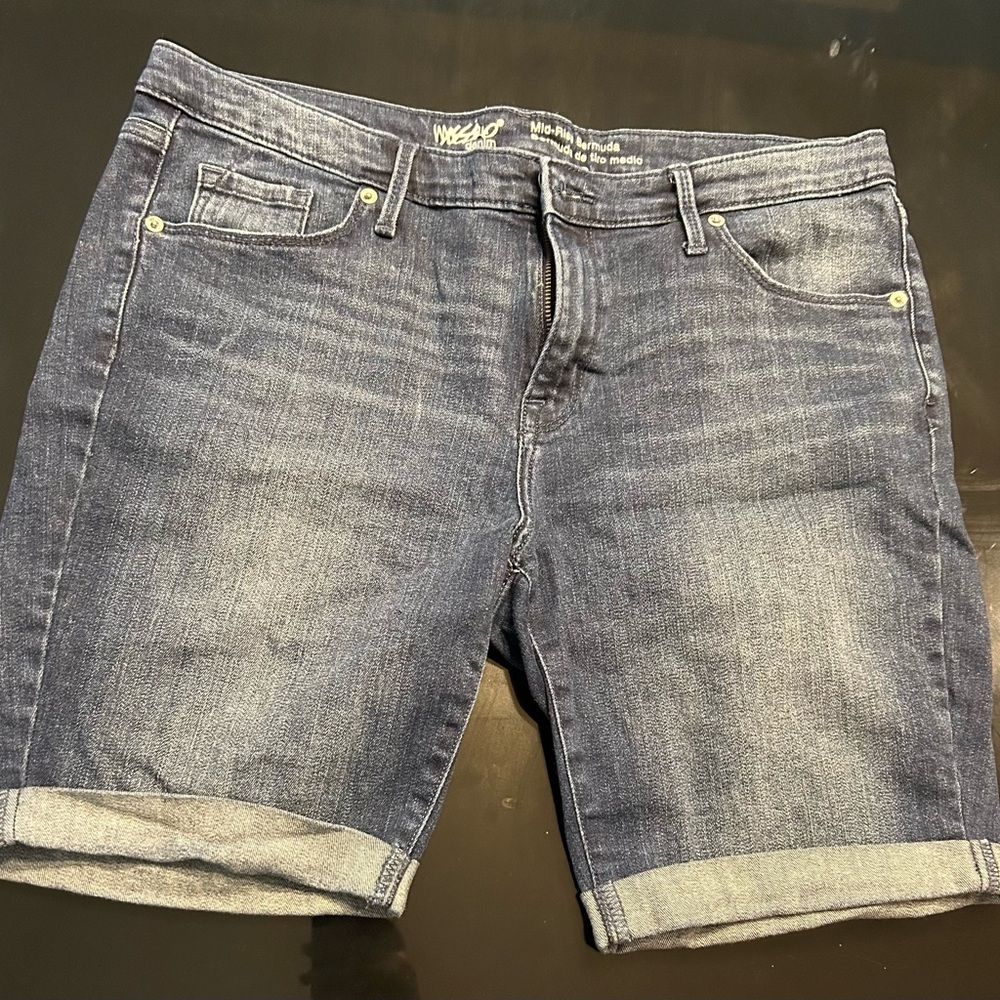 Dark Blue Jean Shorts
